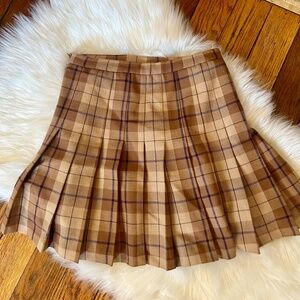 Wilfred Size 4 Plaid Tennis Skirt
